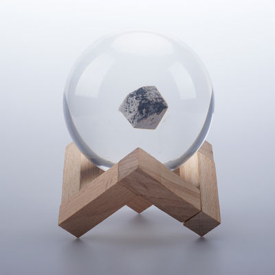 樹脂工芸 隕石 ギフト スペースボール ギフト 80mm 透明結晶球
