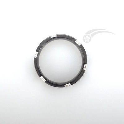 8mm 幅の隕石帯リング エターニティ ミオニオナリスト 隕石リング